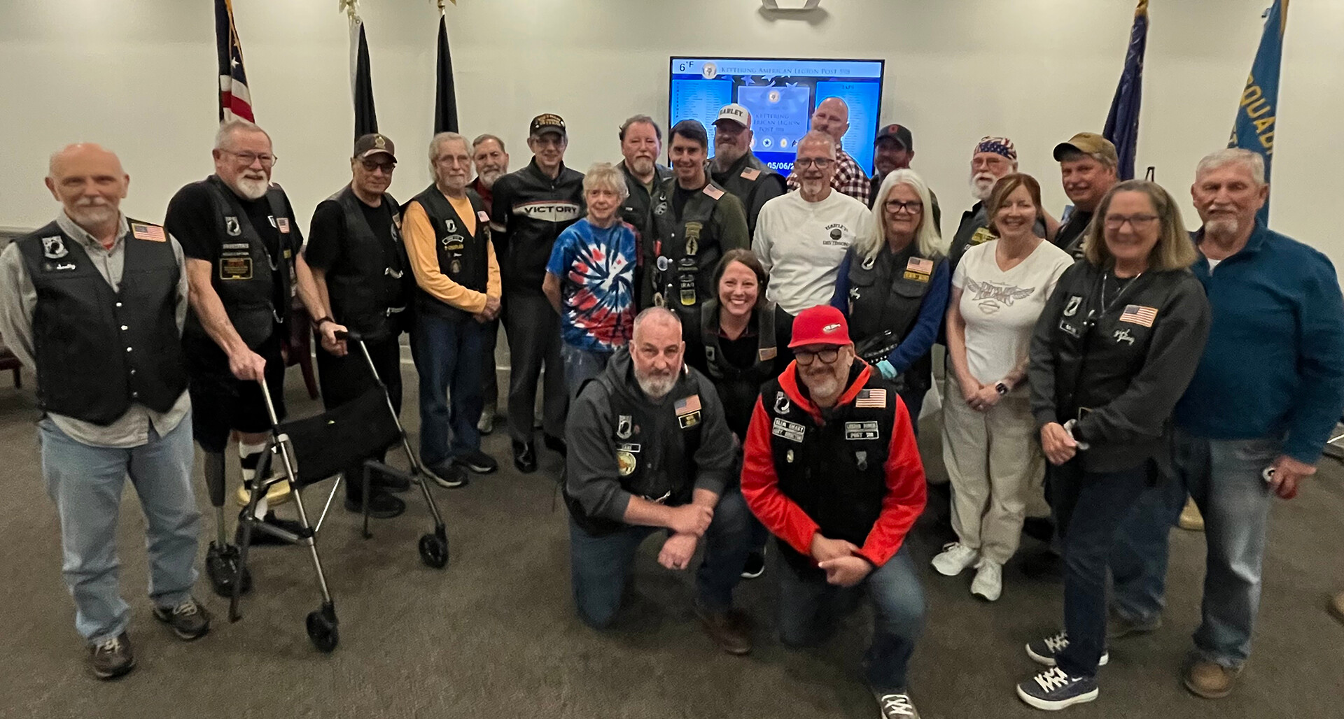 Legion Riders of Chapter 598 in Kettering, Ohio.