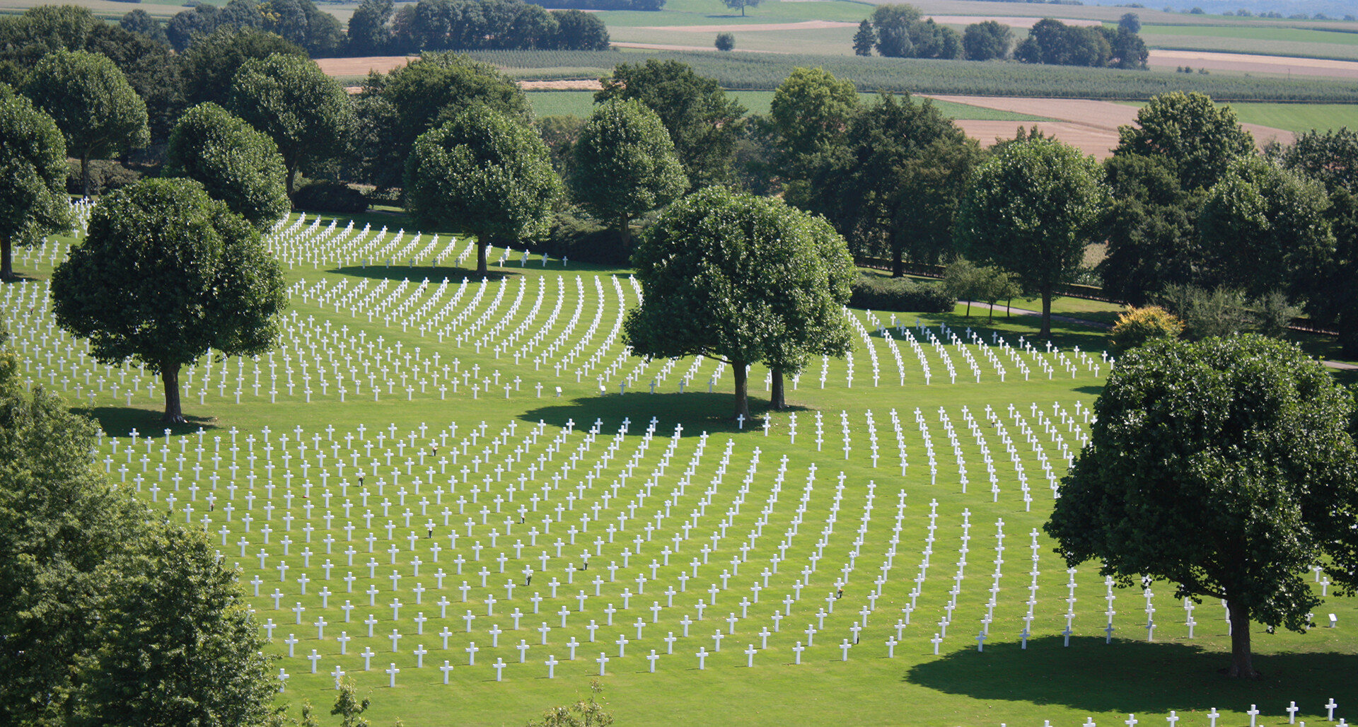 The Netherlands American Cemetery, Margraten, Limburg Province, is the permanent resting place of 10,000 Americans, who have been adopted by Dutch citizens.