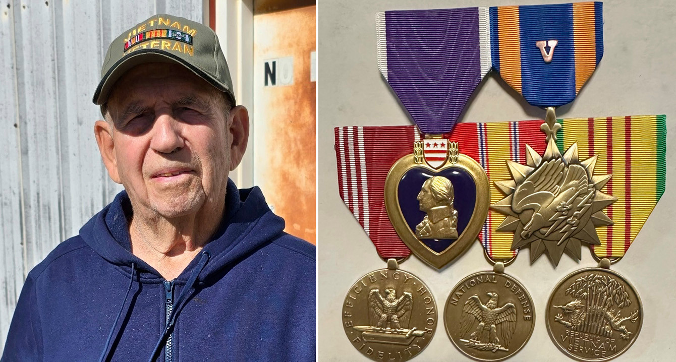 Vietnam veteran awarded five service medals 61 years after final tour