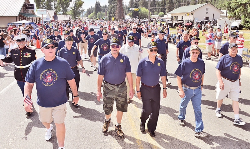 Idaho post musters 100 members for Fourth of July parade