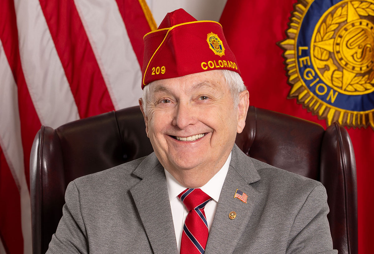 Official portrait of American Legion National Commander Jay Bowen