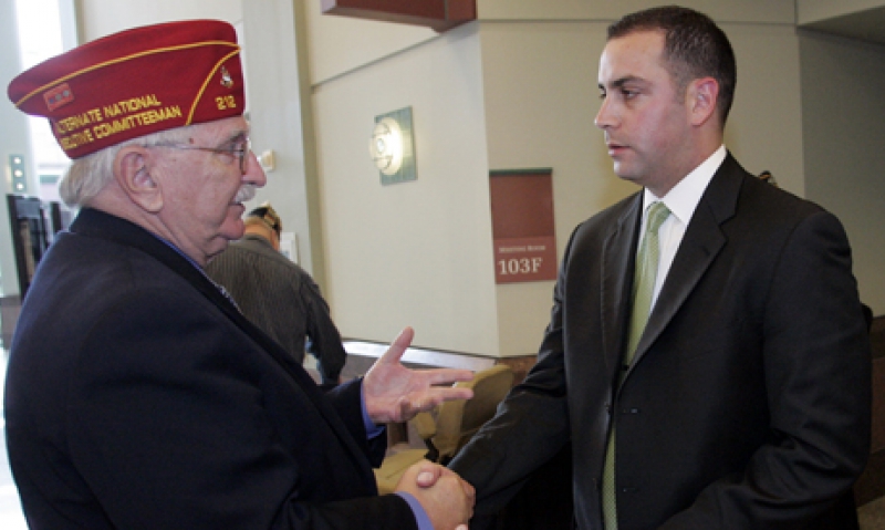 Outreach for veterans on campus