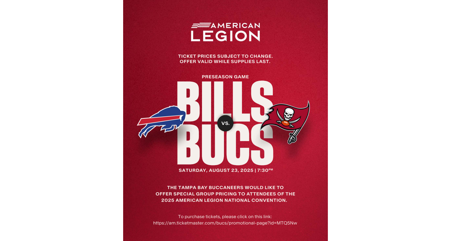 Buccaneers offering special group pricing to national convention attendees