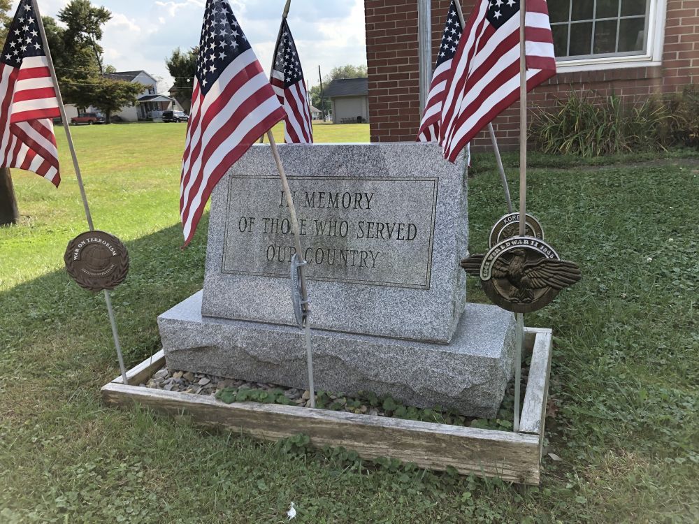 Lucerne Mines, Pennsylvania Service Monument