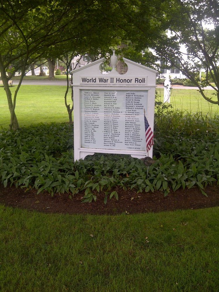 Dennis, Massachusetts World War II Honor Roll