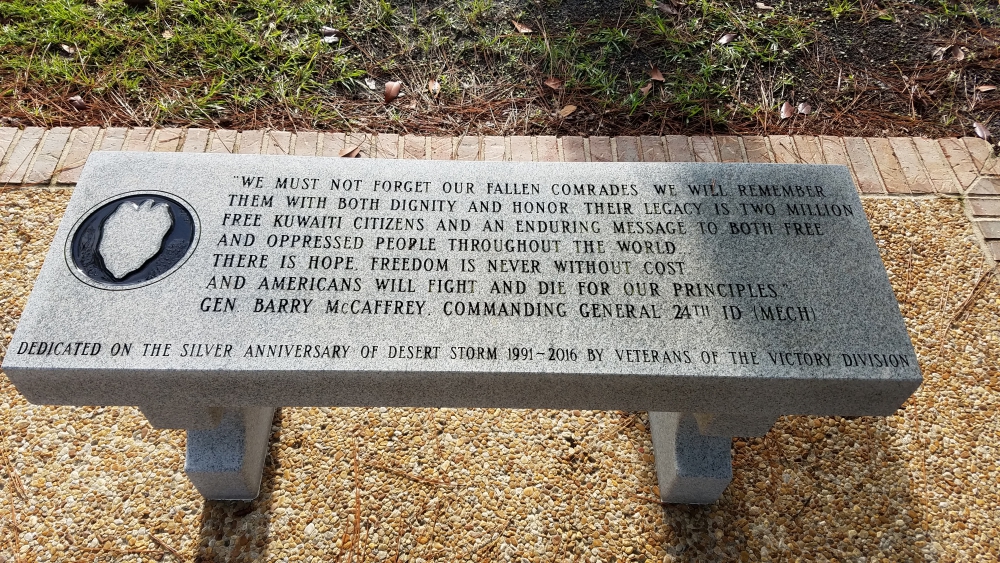Fort Stewart 24ID Operation Desert Storm Silver Anniversary Memorial