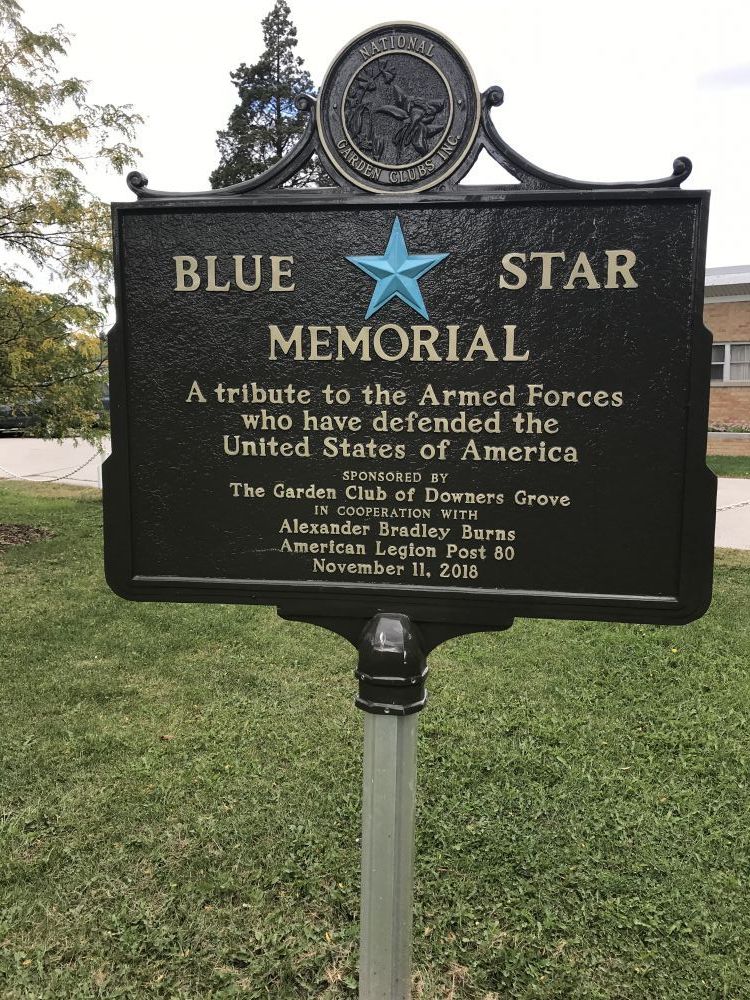 Blue Star Memorial, Downers Grove, Illinois - American Legion Post 80
