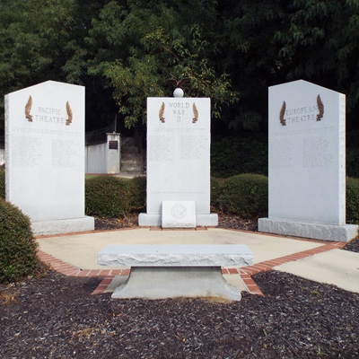 Cumberland County WWII Memorial, Freedom Memorial Park, Fayetteville