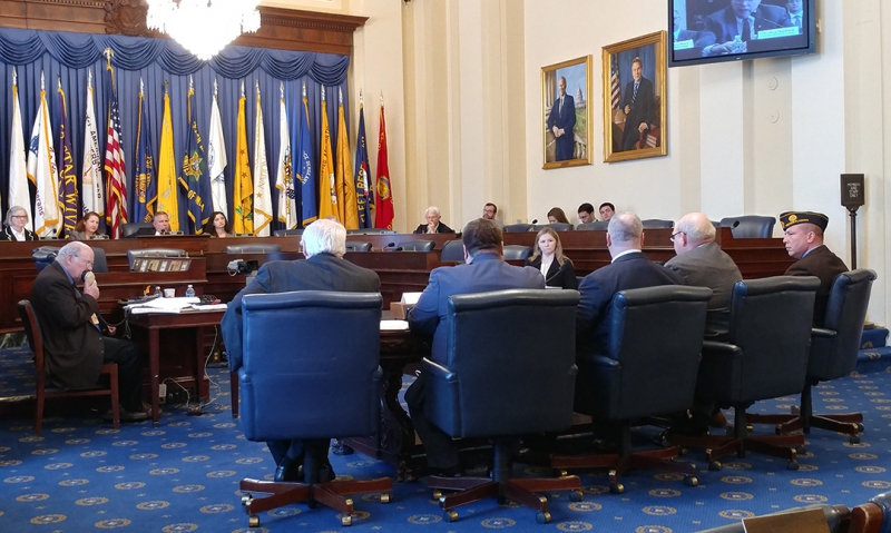 Legion testifies on proposed 2017 veteran legislation