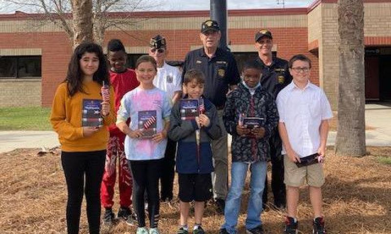 Legion honor guard teaches flag respect to youth
