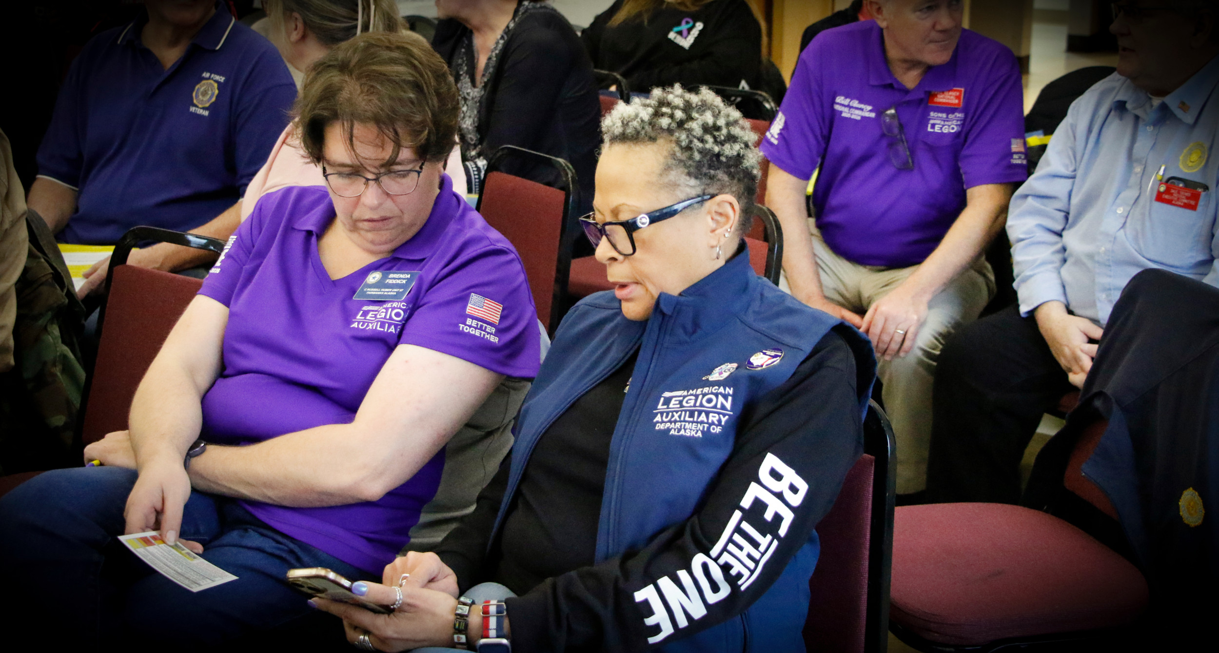 Members of the Department of Alaska American Legion take part in a Be the One training session in Fairbanks, Alaska. Doug Hensley/The American Legion
