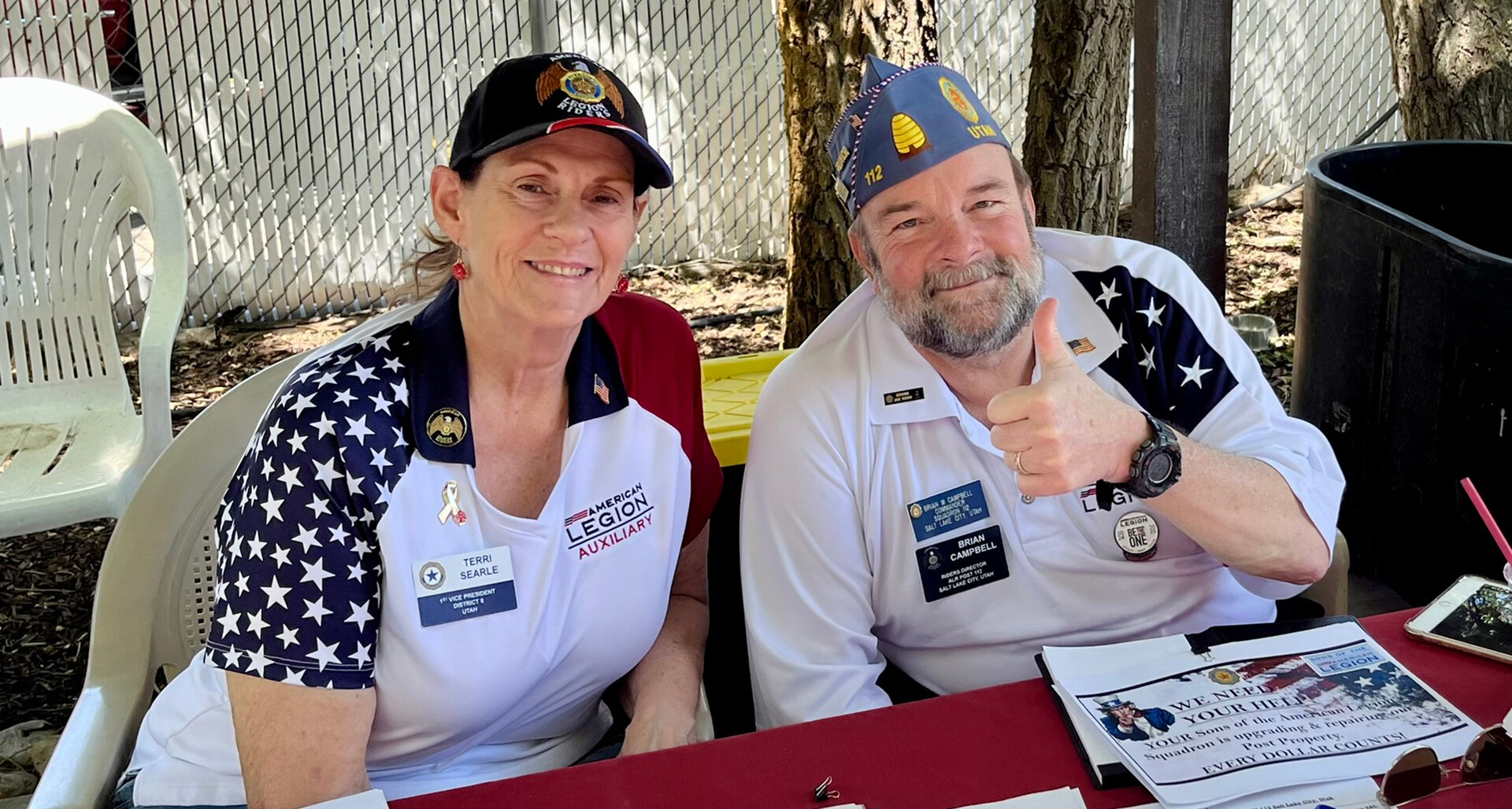 Brian Campbell and Terri Searle