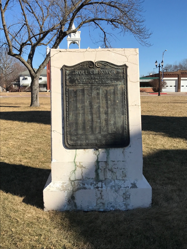 Johnson County Nebraska Roll of Honor
