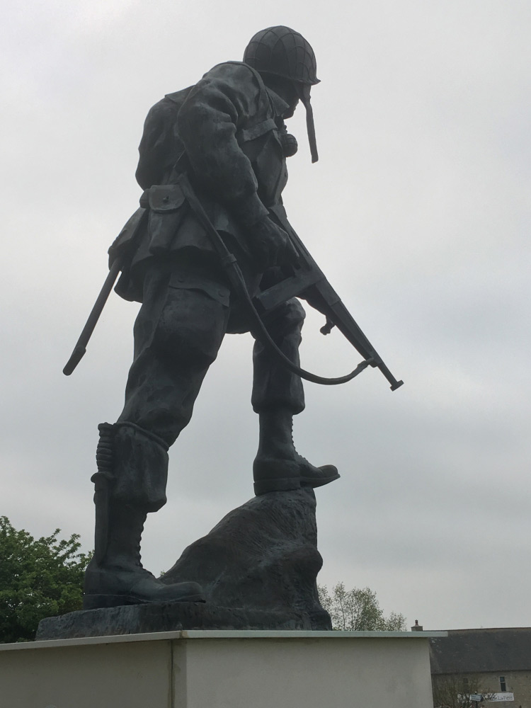 Iron Mike at La Fiere Bridge