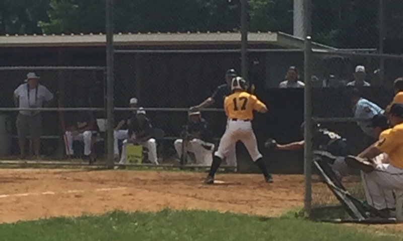 Legion Baseball player leaves game for basic training