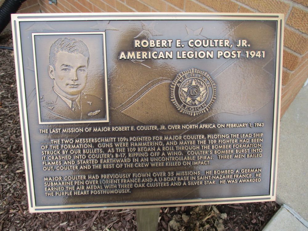 Major Robert E. Coulter, Jr. Memorial