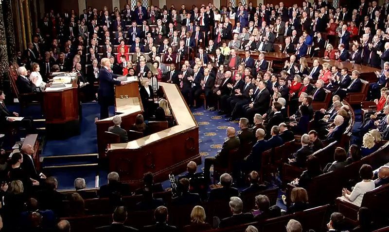 Trump addresses military issues in State of the Union