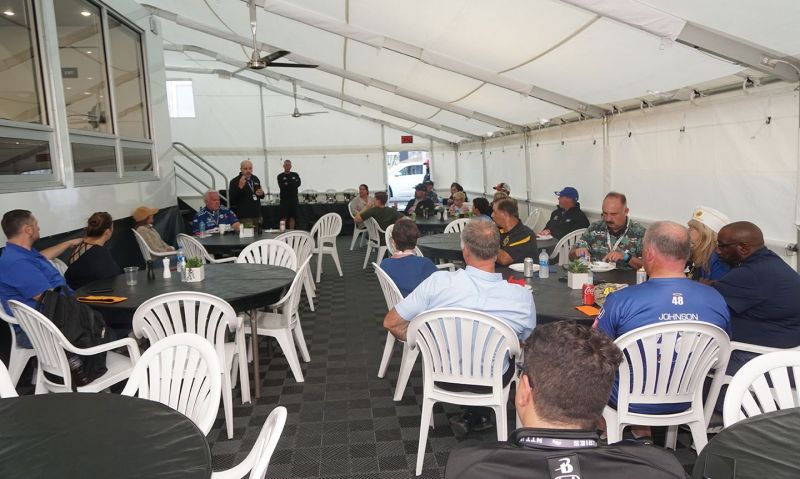 California Legionnaires get briefing on Legion Racing efforts
