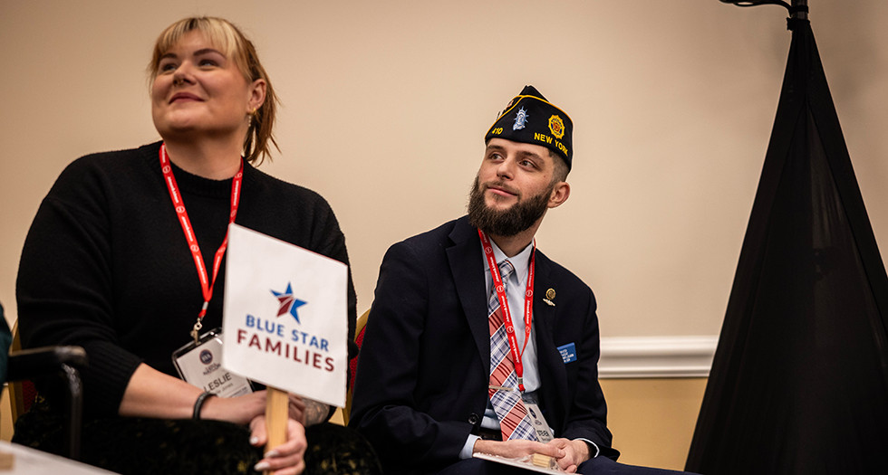 Steven Betsch, American Legion Veterans Employment & Education policy associate, participated in the Meet the VSOs panel during the SVA NatCon, Colorado Springs, Colo. Photo by Chet Strange