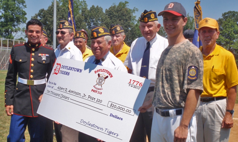 Legion post receives $10,000 donation