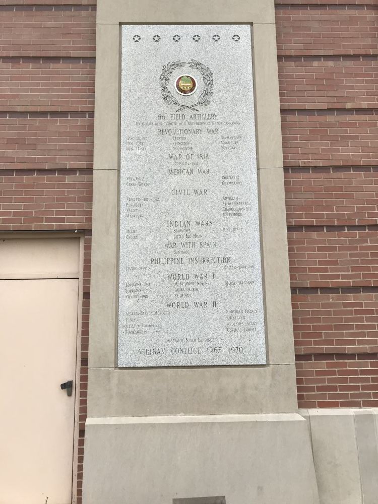 5th Infantry Battles