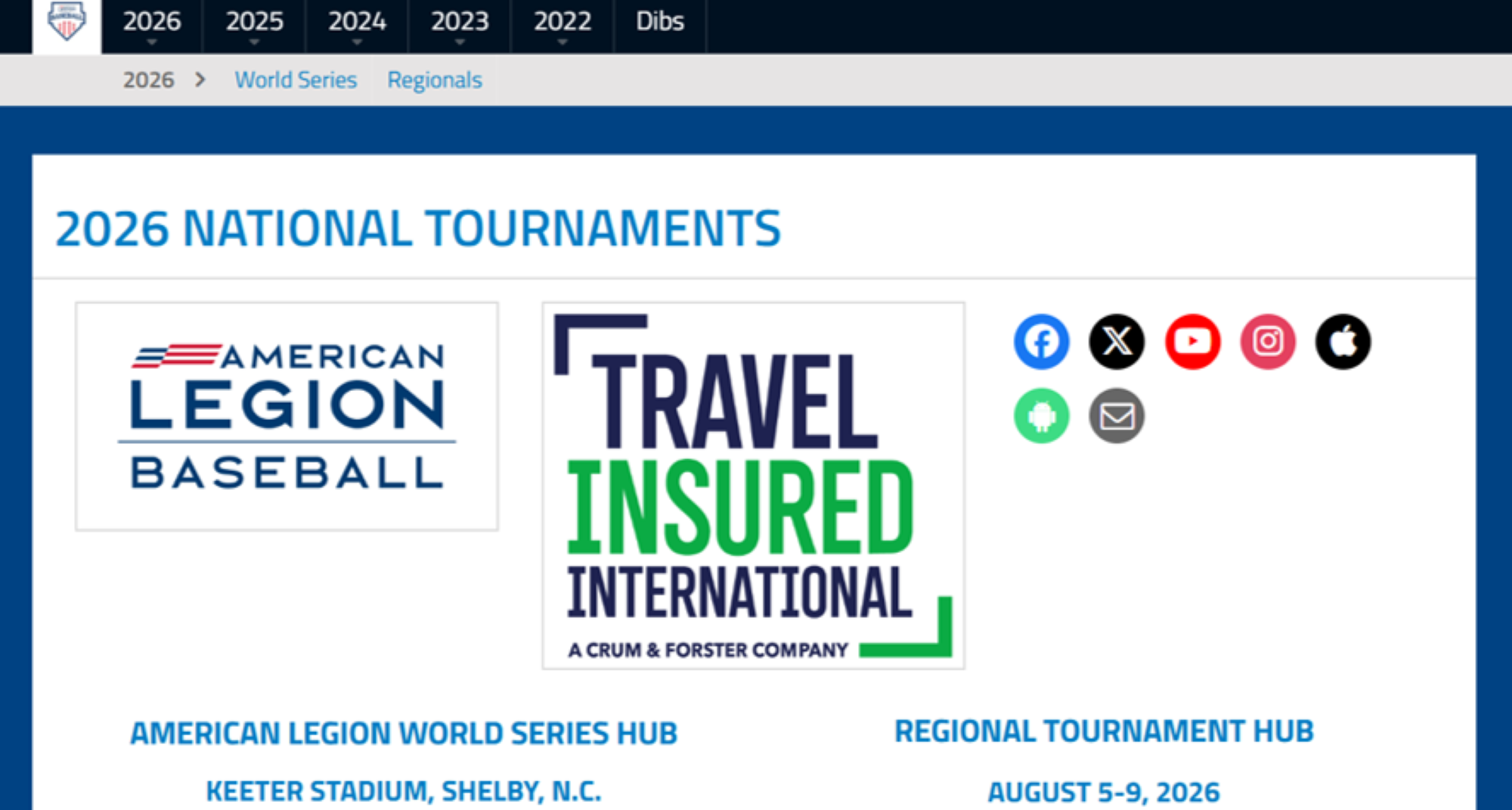 Prepare for Legion Baseball postseason with updated hub, app