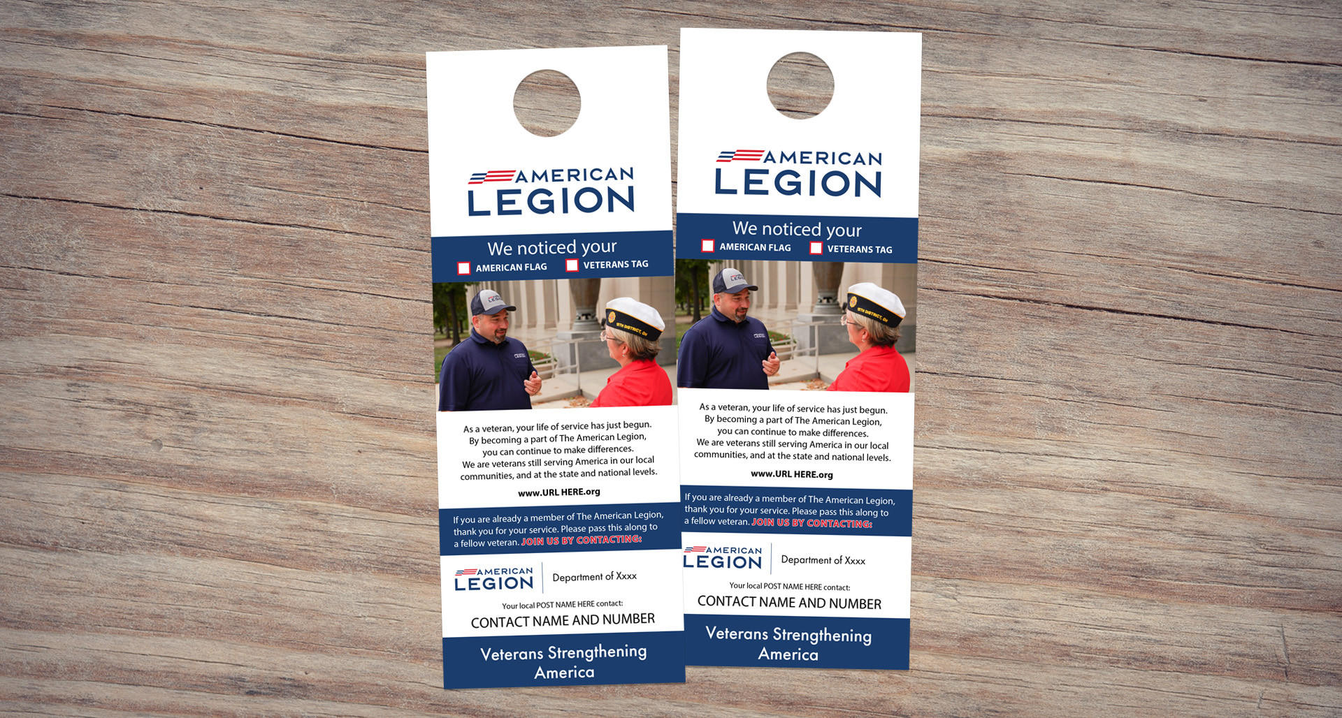 Download new customizable membership door hanger