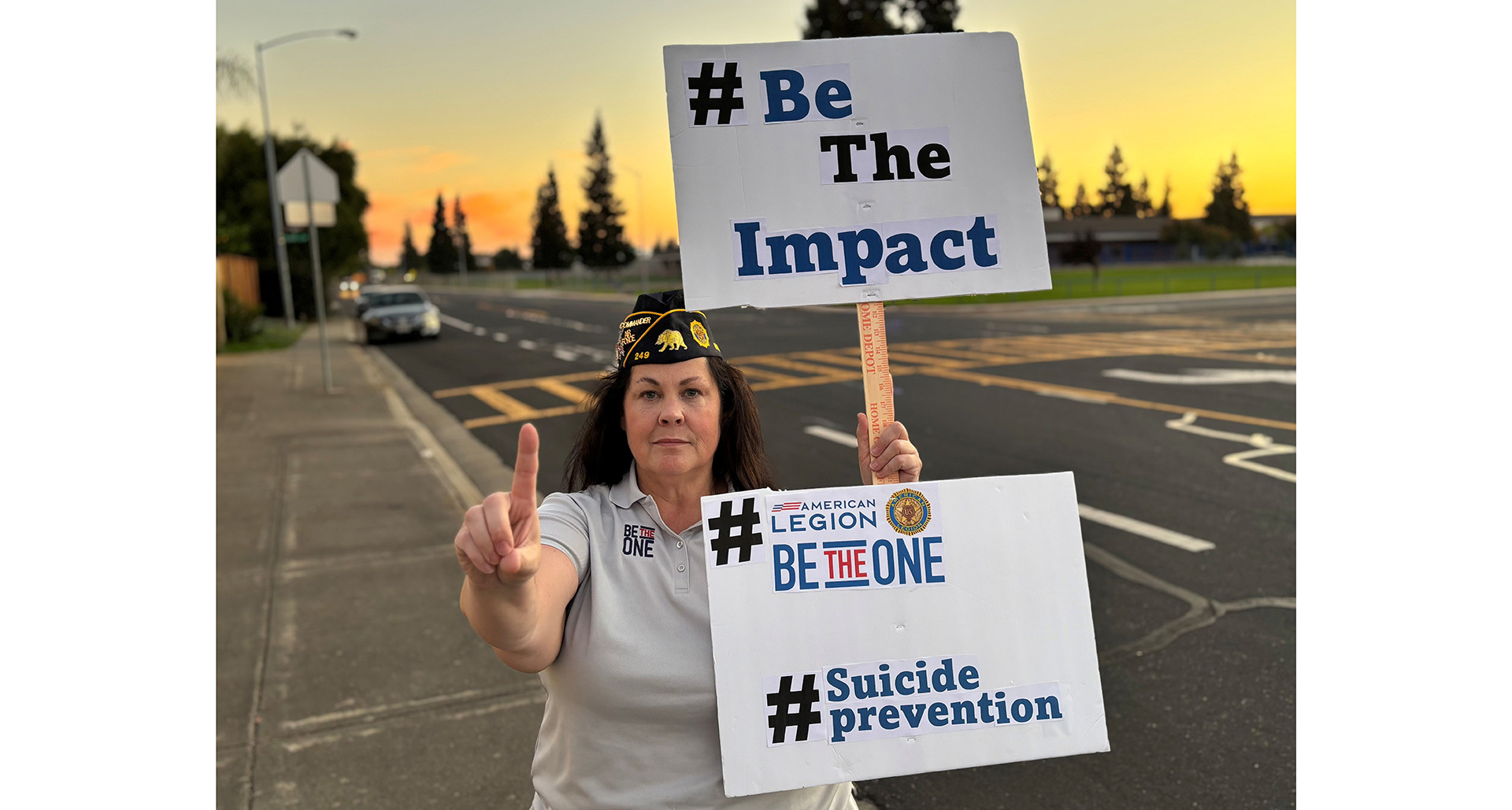 Be the One: A Legion commander’s commitment to saving veteran lives