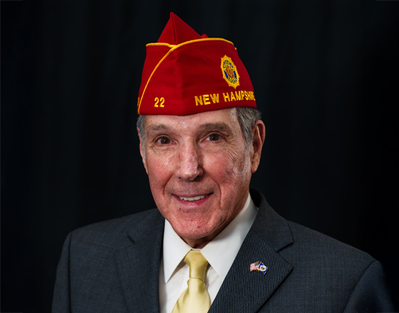Official Portrait of 2025 National Chaplain Michael Pollitt, New Hampshire