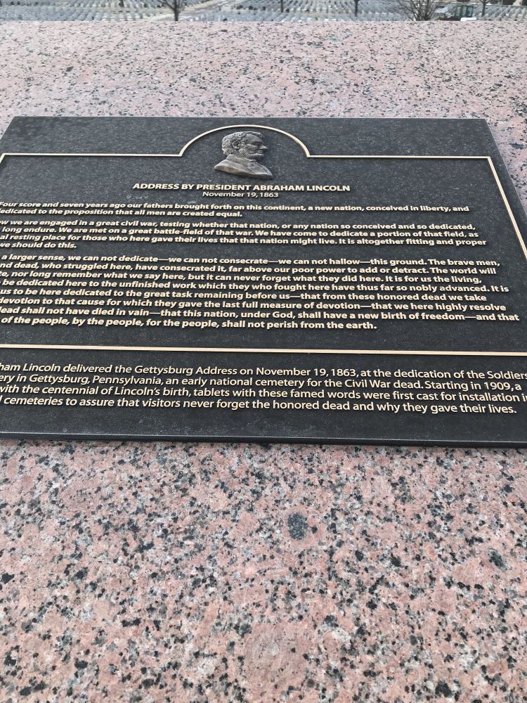 Lincoln's Gettysburg Address Plaque, Union, Wisconsin