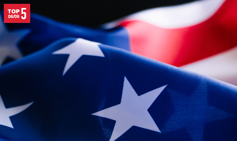 Top 5: celebrate Old Glory, tell us your experiences, the power of three