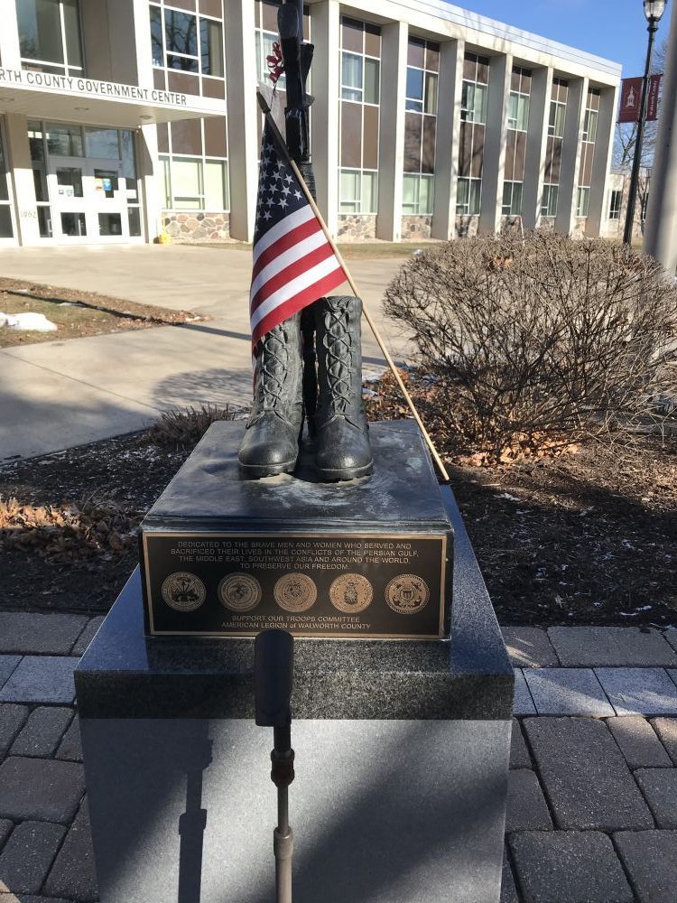 Walworth County Memorial, Walworth County, Elkhorn, Wisconsin