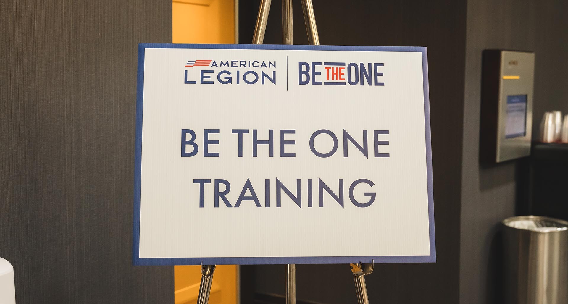 Attend Be the One training at national convention