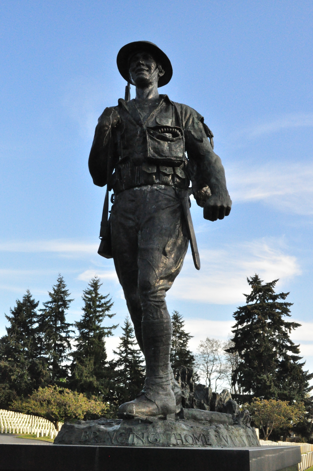 Doughboy Statue Bringing Home Victory