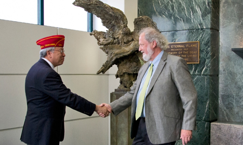 Legion unveils sculpture honoring fallen heroes