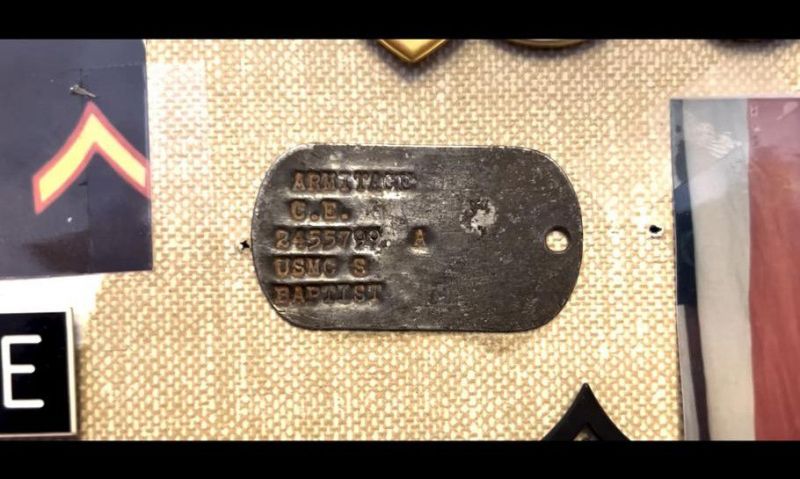 Marine thought dead on Vietnam battlefield gets back dog tag lost in the fight to save him