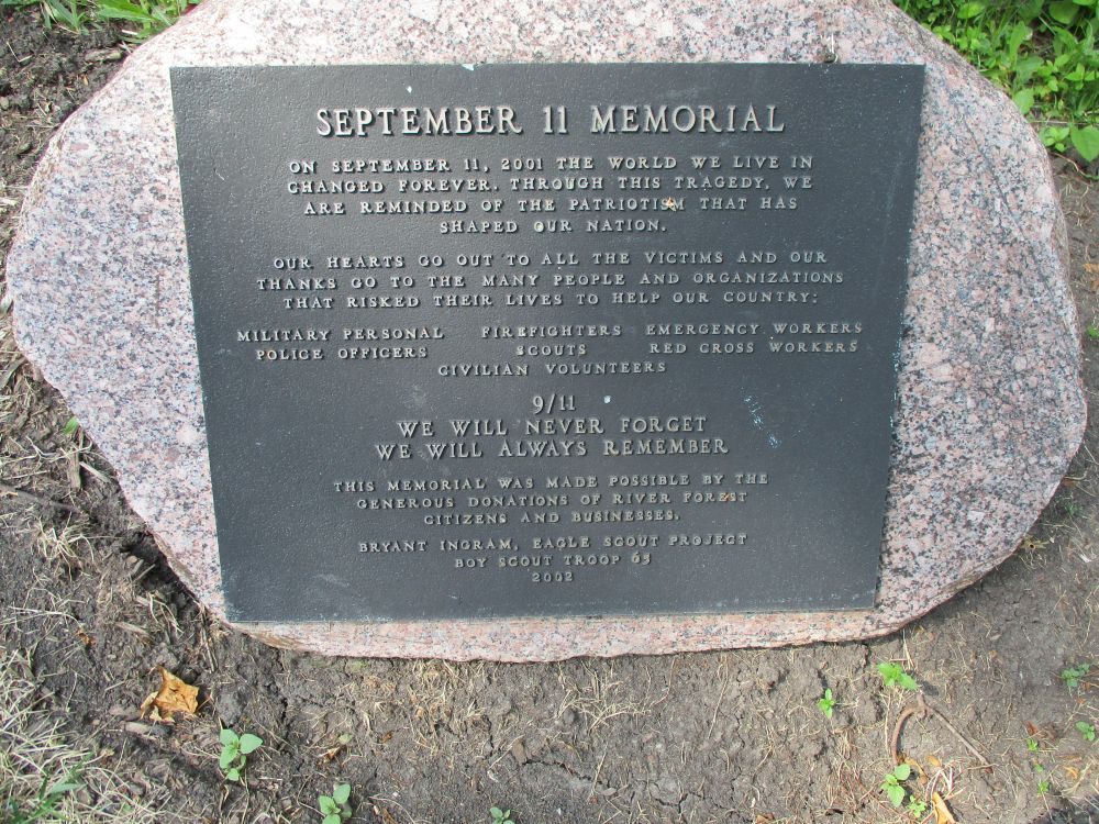 River Forest Sept. 11, 2001 Memorial