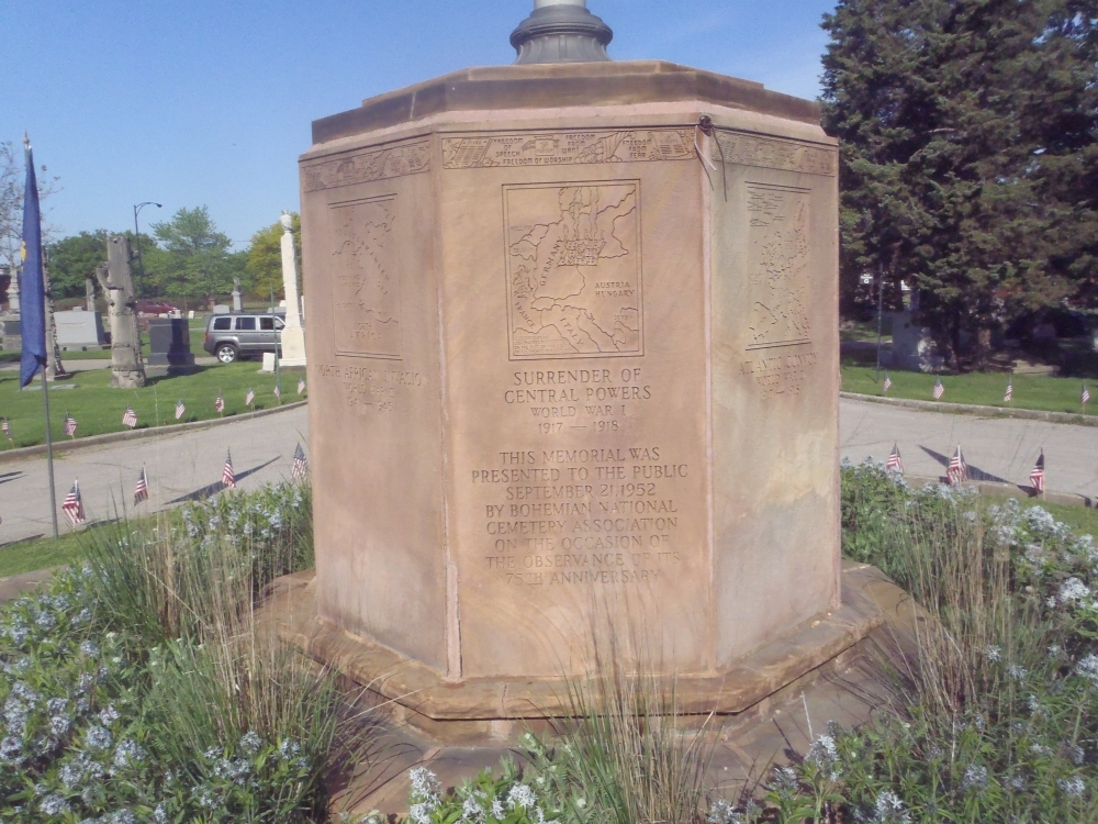 Bohemian National Cemetery Association WWI and WWII Memorial