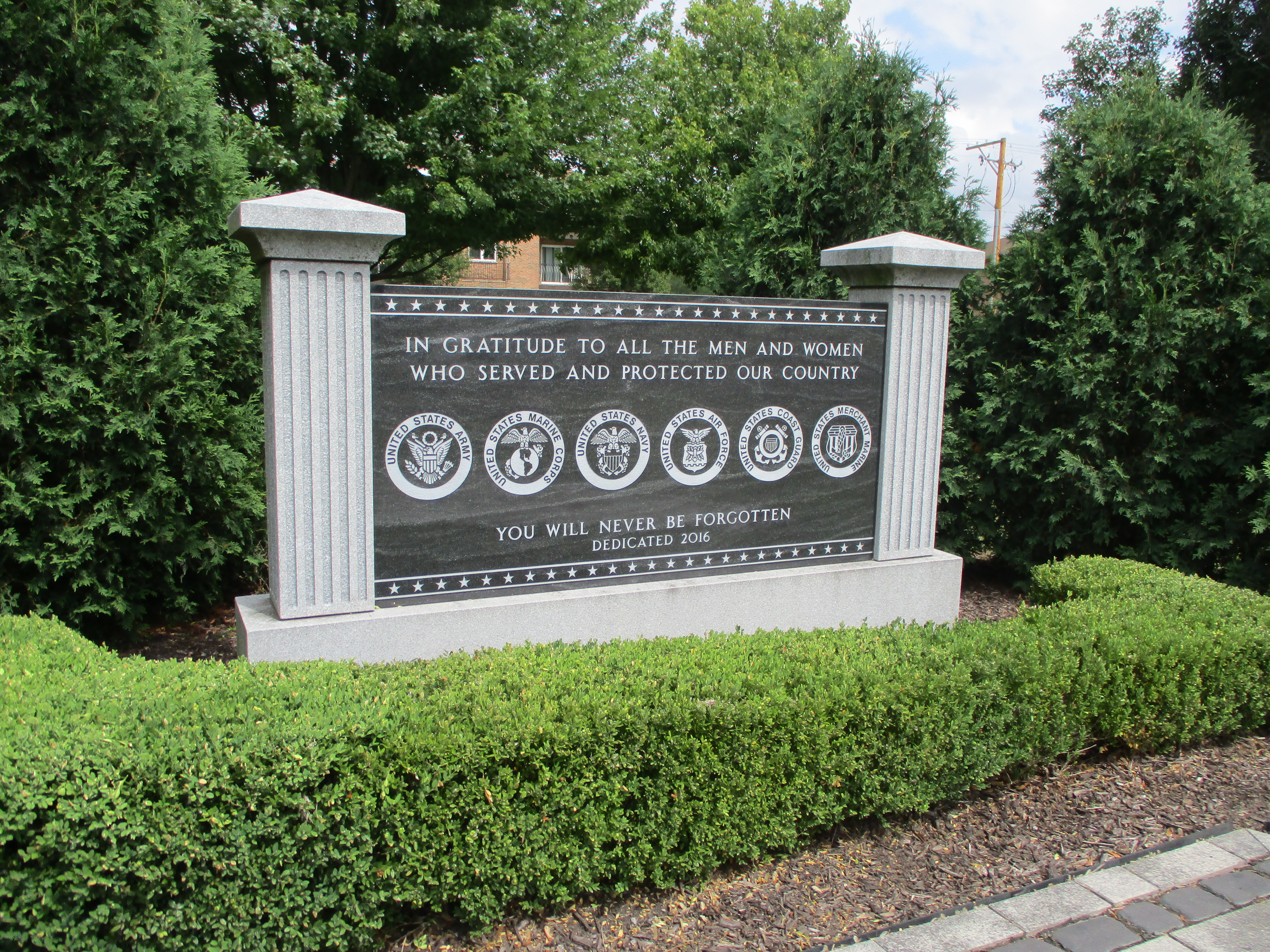 Orland Memorial Park Cemetery Veterans' Memorial