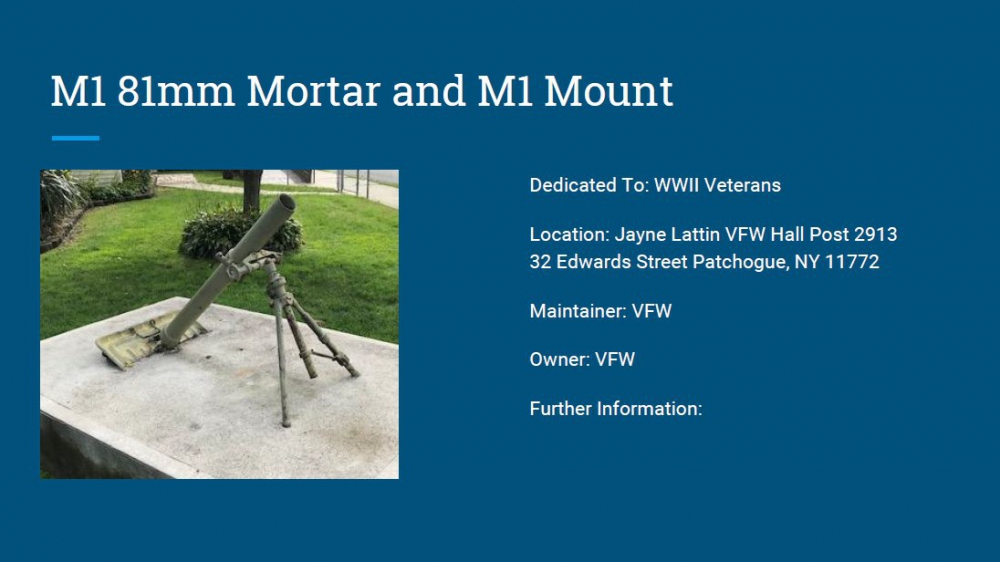 M1 81mm Mortar