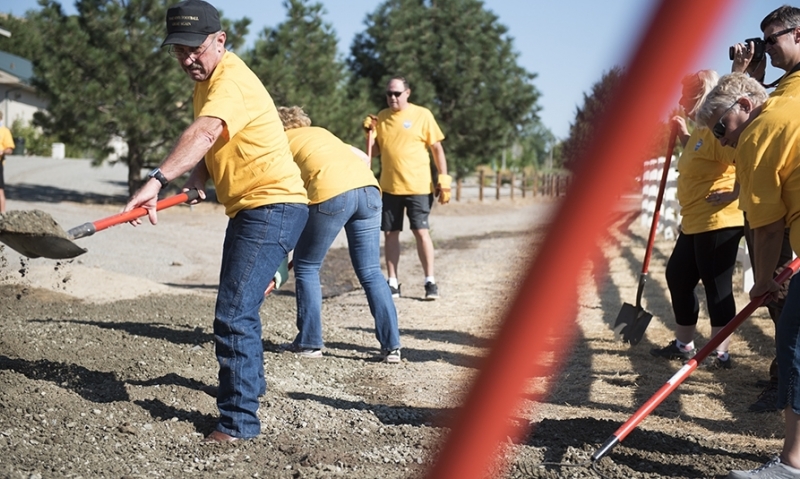 Volunteer for community outreach project in Minneapolis