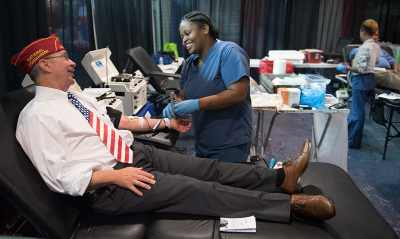 Convention a prime venue for blood drive