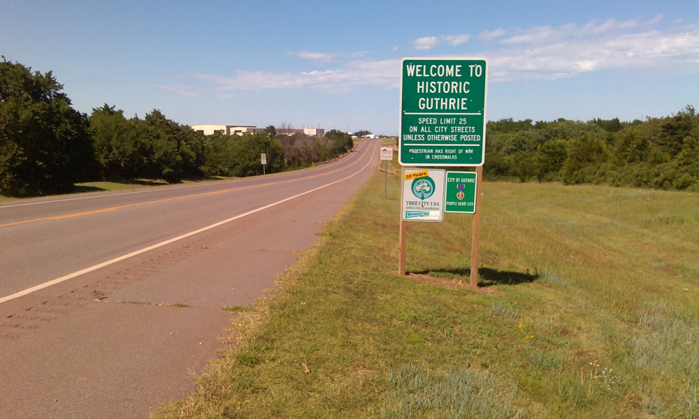 Guthrie, Oklahoma - Purple Heart City Designation