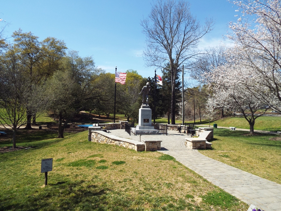 World War II and Veterans Memorial, Belmont World War II and Veterans Memorial, Belmont; Nickname "Spirit of the Fighting Yank"