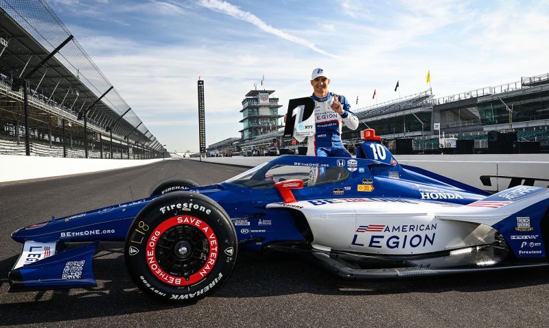 Palou on leading Indy 500 field in No. 10 American Legion Honda: ‘It’s going to be extra special’