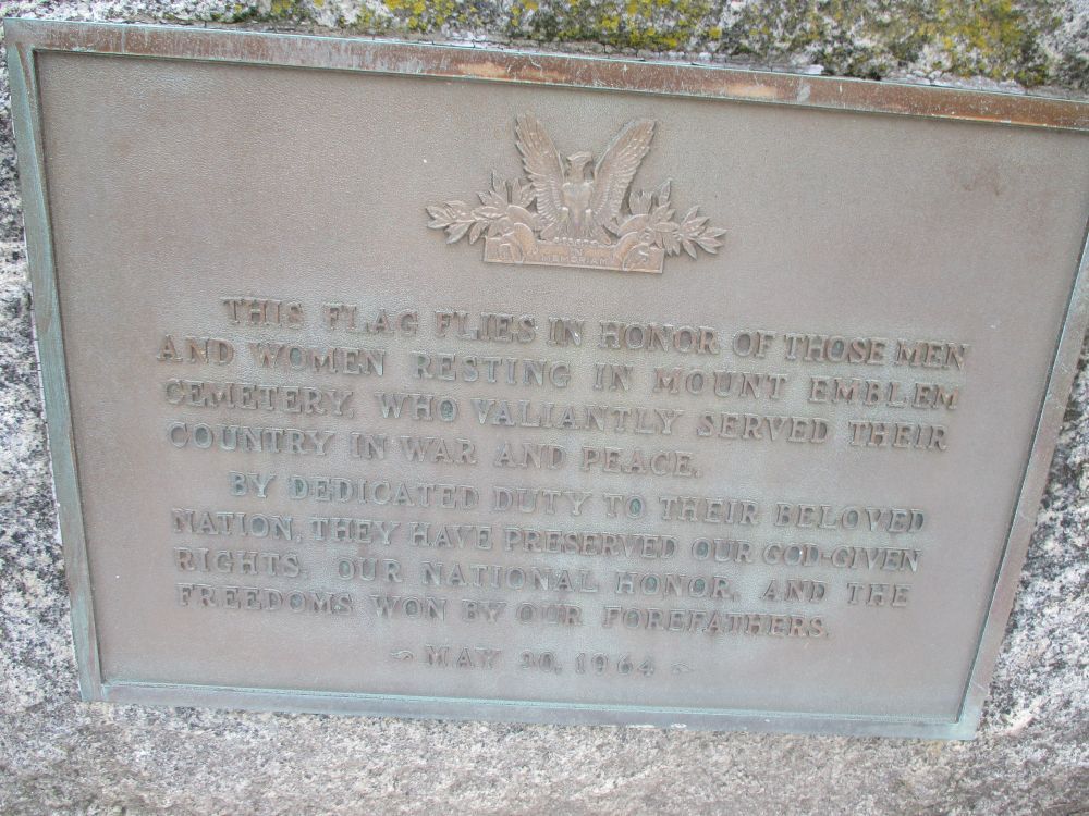 Mt. Emblem Cemetery Veterans Memorial
