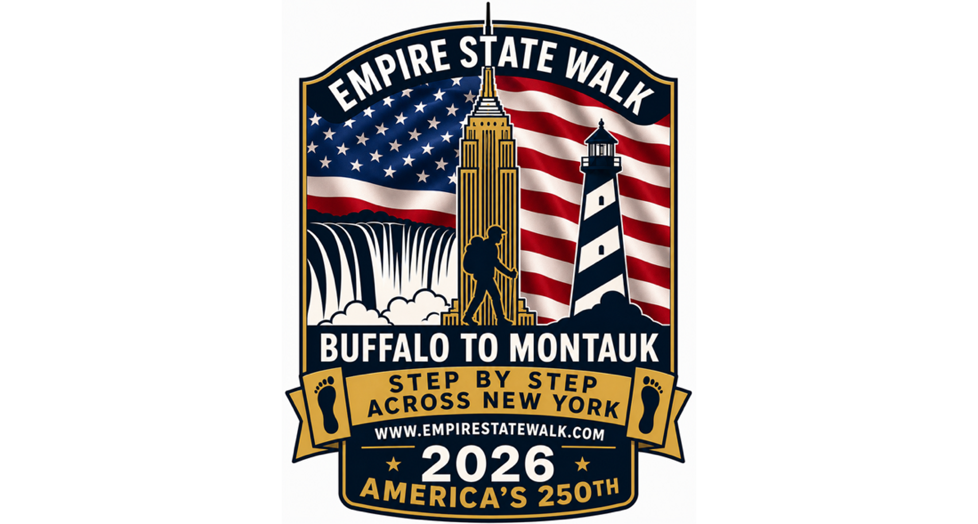 New York SAL member walking across state to fundraise for post