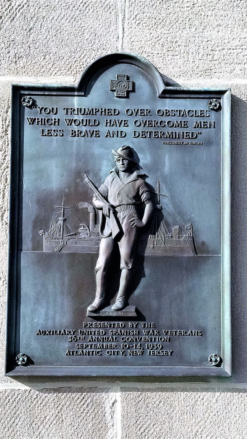 Spanish War Veterans Plaque