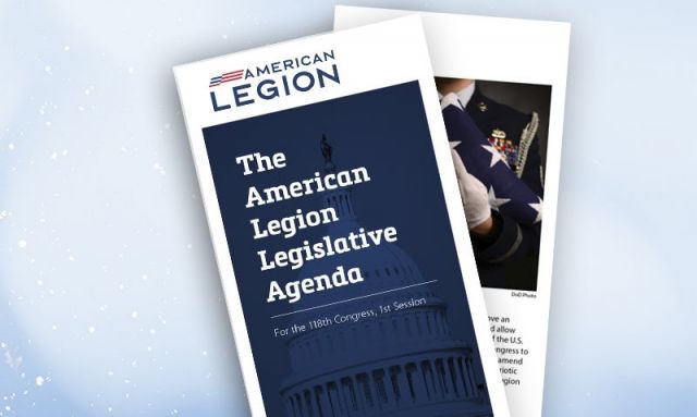 View the Legion's legislative priorities for a new Congress
