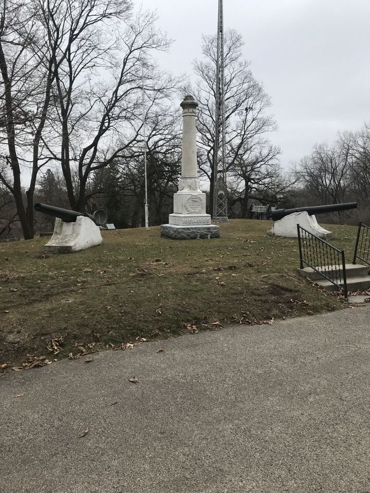 Our Heroes, Civil War Memorial, Bluff City Cemetery, Elgin, Illinois